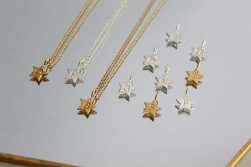 Collar Estrella Grabado