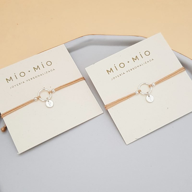 PULSERA ARO + INICIAL