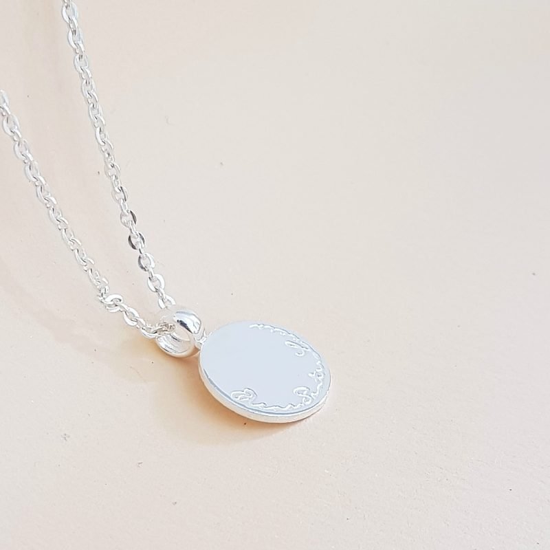 COLLAR MEDALLA GRABADA
