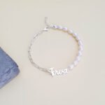 PULSERA UN NOMBRE HALF PERLA GRANDE