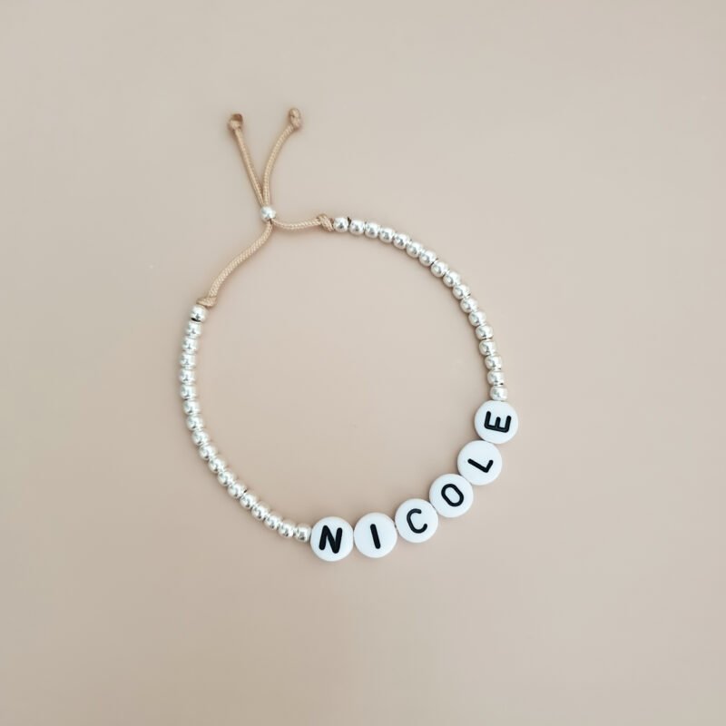 PULSERA BOLITAS PERSONALIZADA
