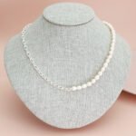 COLLAR HALF PERLA/PLATA