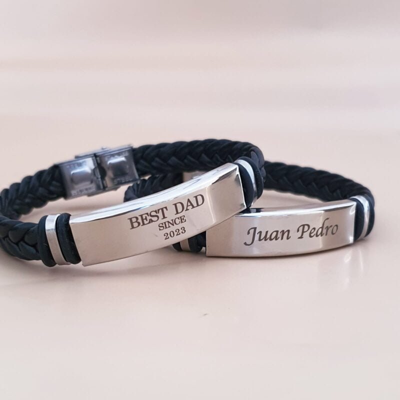 Pulsera Placa Acero Inoxidable